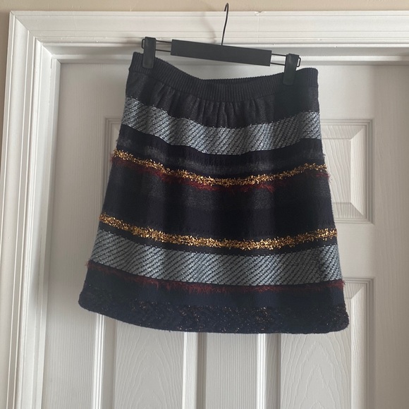 Tory Burch Textured Multi Color Skirt - Picture 1 of 1